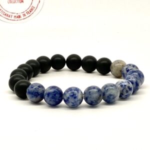 Bracelet BZH No2 en perles naturelles