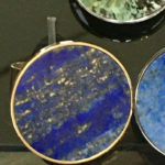 Bague en Acier et Pierres Naturelles Lapis-lazuli